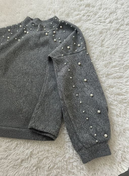 Дамска блуза с перлички