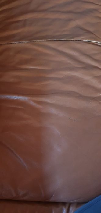 Ъглов диван - естествена кожа