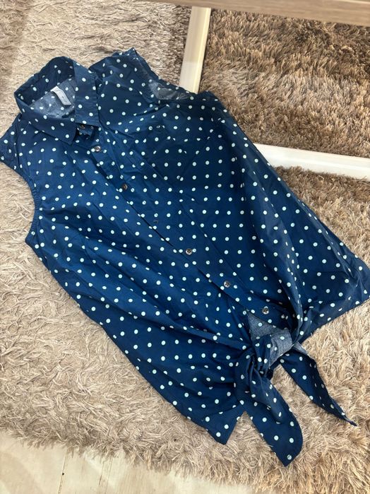 Дамска риза синя