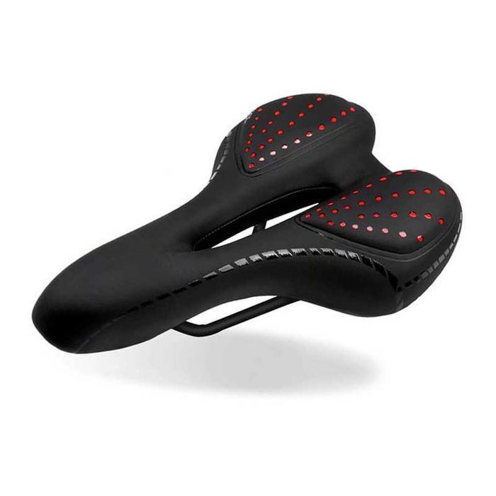 Гелова седалка за велосипед FENIX, PU кожа, Анатомична, Вентилирана