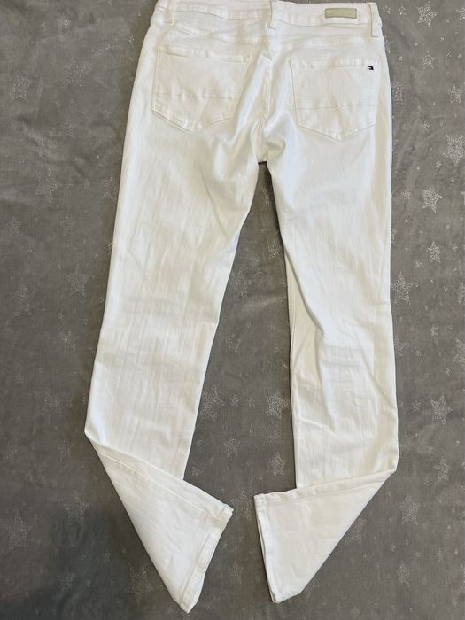 Blugi albi dama Tommy Hilfiger