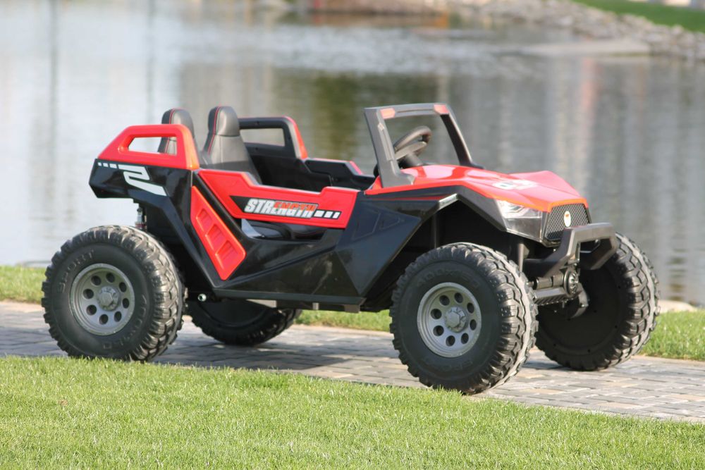 UTV electric cu 4 locuri, Kinderauto XXL Buggy 400W 24V 14Ah RED