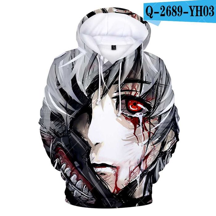 Толстовка-Худи утепленная с принтом Оверсайз Унисекс из микрофибры