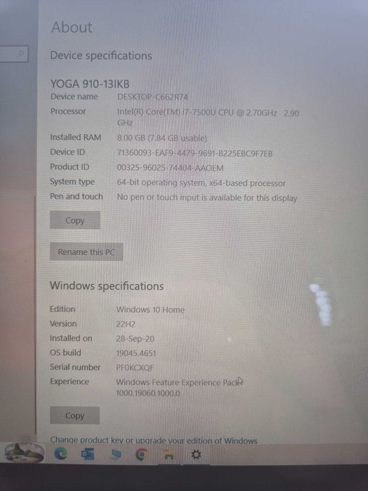 Ultrabook Premium Lenovo Yoga 910 | i7 | 8GB RAM | 512GB SSD | Aluminiu