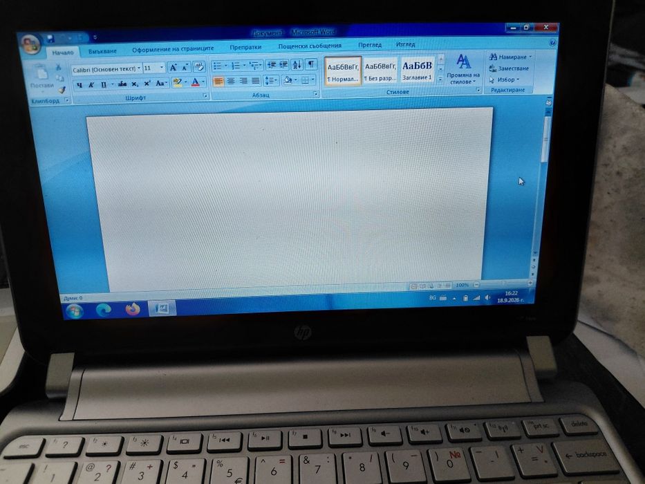 Лаптоп -hp mini 210 series 2000