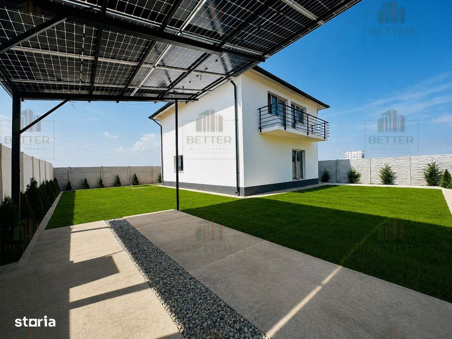 Casa - 4 Camere - Finalizata | Teren 340 mp | Panouri fotovoltaice