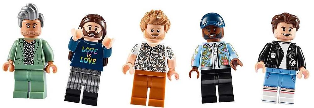 LEGO Icons 10291 Queer Eye, Апартаментът на The Fab 5