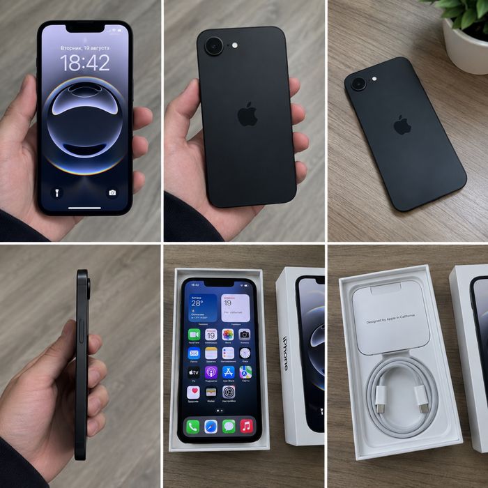 Iphone 16e,256гб, 100%