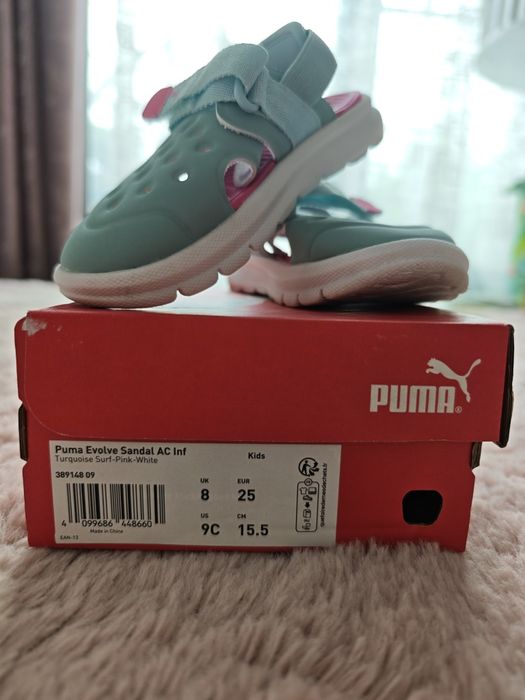 Sandale Puma Evolve Turcoaz marimea 25