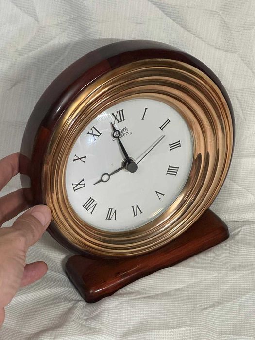 CEAS DE MASA - SEMINEU - Lemn + Argint 925 - London 1960 - 35g. !