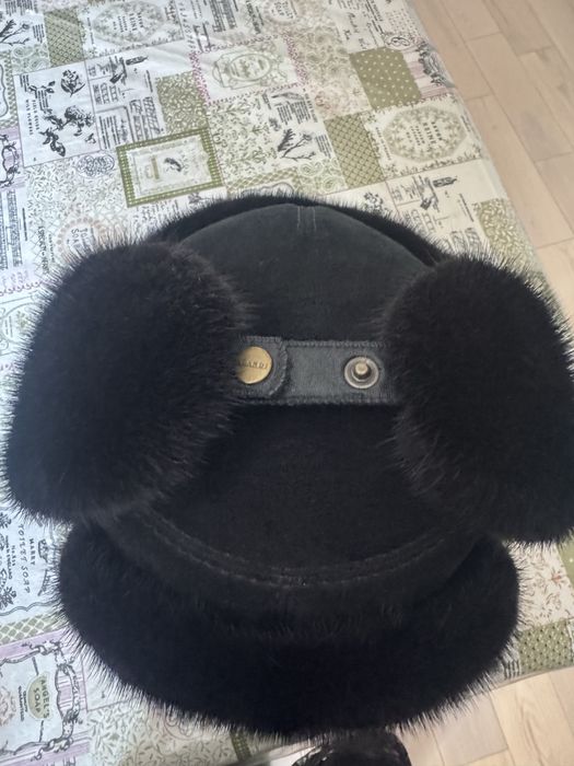 Шапка ушанка норковая