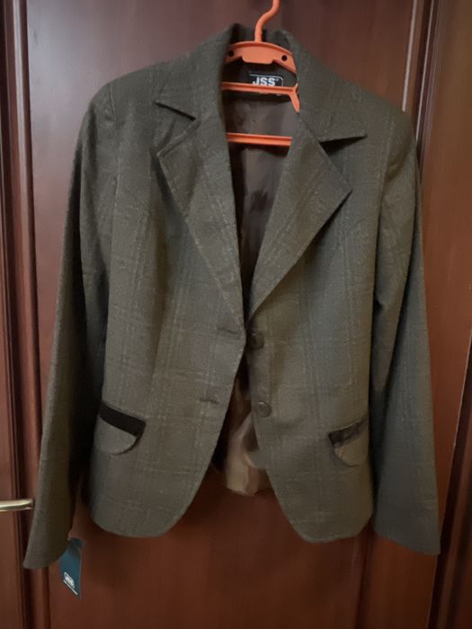 Costum office maro Just Sons Studio sacou si sarafan marime 40