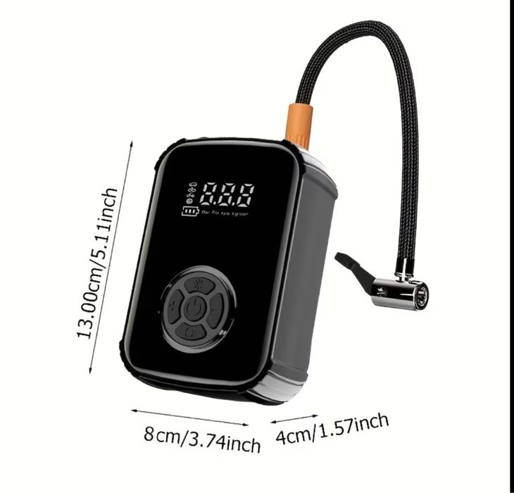 Compresor auto portabil 150PSI, alimentare USB