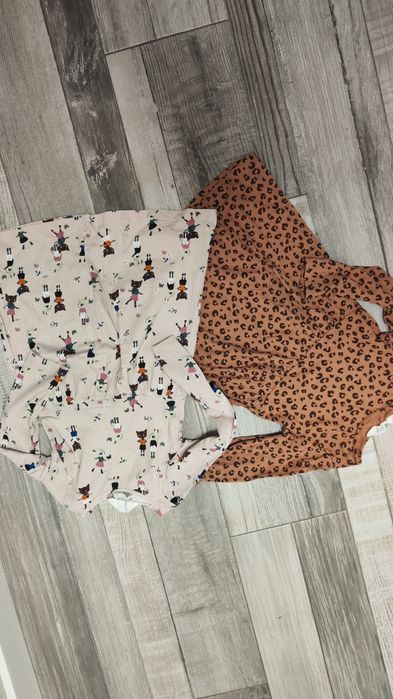 H&M Две рокли с дълъг ръкав  110/116 тънки