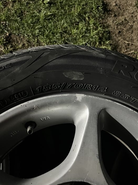 Продам летние шины! Размер 185/70/14