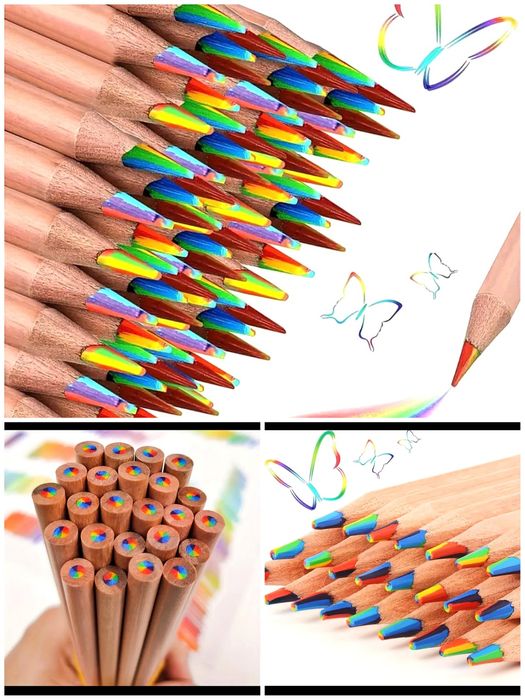 Радужные волшебные карандаши!