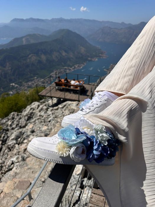 Nike air force one custom flower