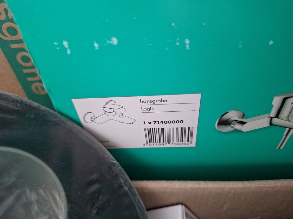 Vand Baterie cada - dus Hansgrohe Logis monocomanda crom lucios