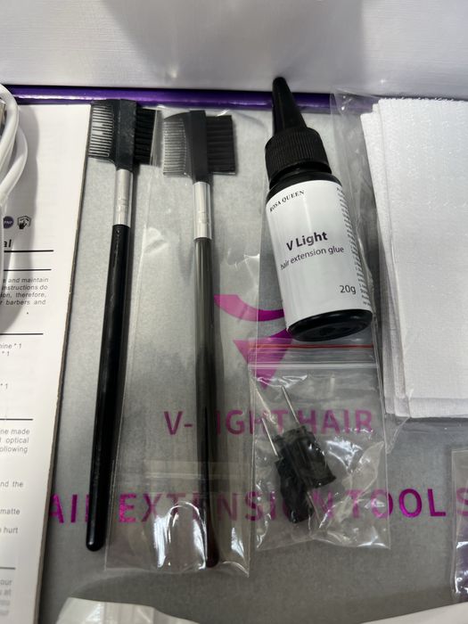 Комплект за екстеншъни / удължаване на коса V-Light Hair Extension Machine Set