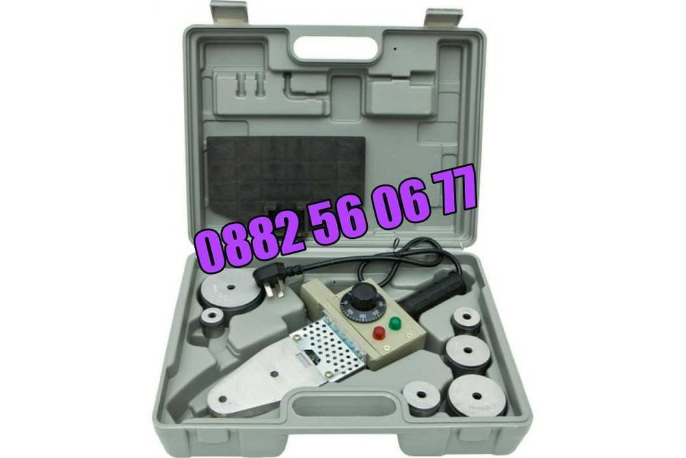 Лепачка за ППР тръби с 3 глави или 6 глави, поялник за полипропилен