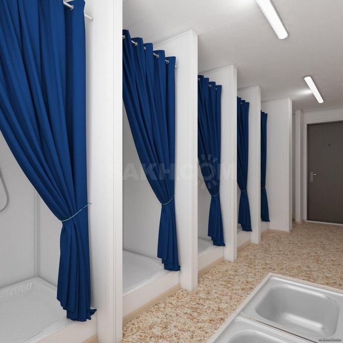 Домики из контейнеров охранная будка туалет и душевые