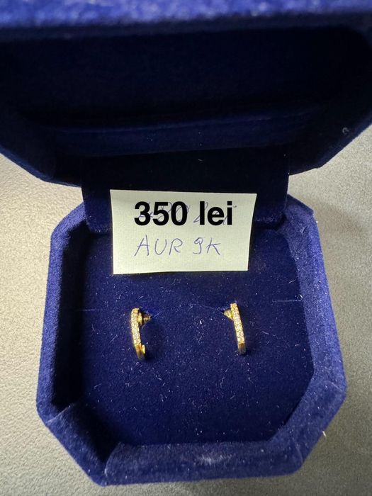 Cercei aur 9k diverse modele