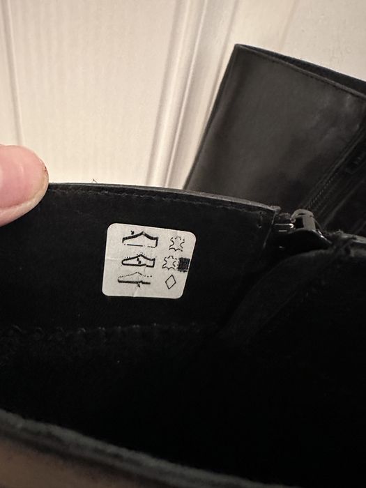 Vand cizme piele negre lungi 39