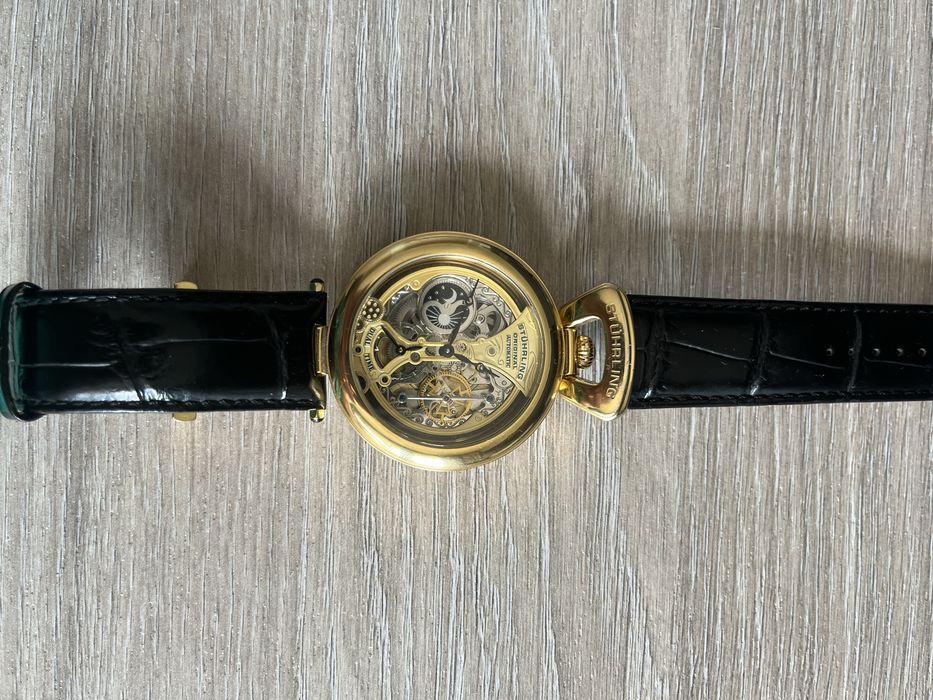 Stuhrling Original Emperor's Grandeur 127A Gold Analog Watch