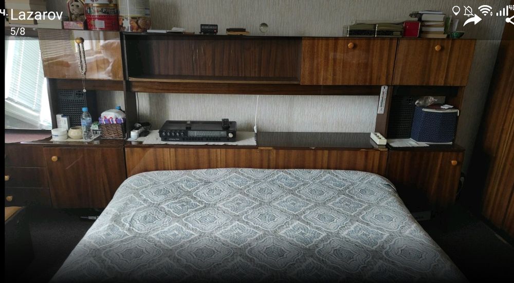 Комплект за спалня - спалня, ракла, гардероб, шкафове