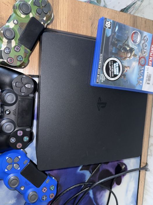 Playstation slim 4 | Пс 4 слим 812гб 3 джостика много игр, Идеал