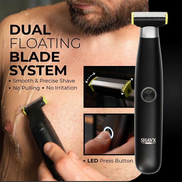 Trimmer Barbati Profesional SHAVX SX-PRO pentru Barba si Corp – Nou
