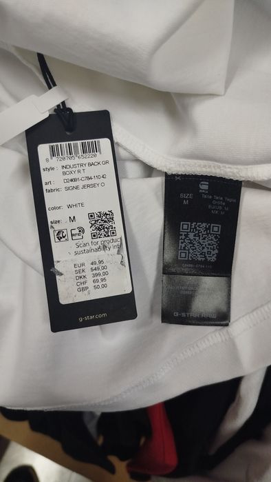 Уголемена тениска G-Star Raw Industry M , L нова мъжка оригинална