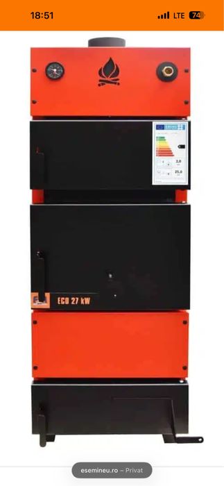 Centrala pe lemne 27 kw