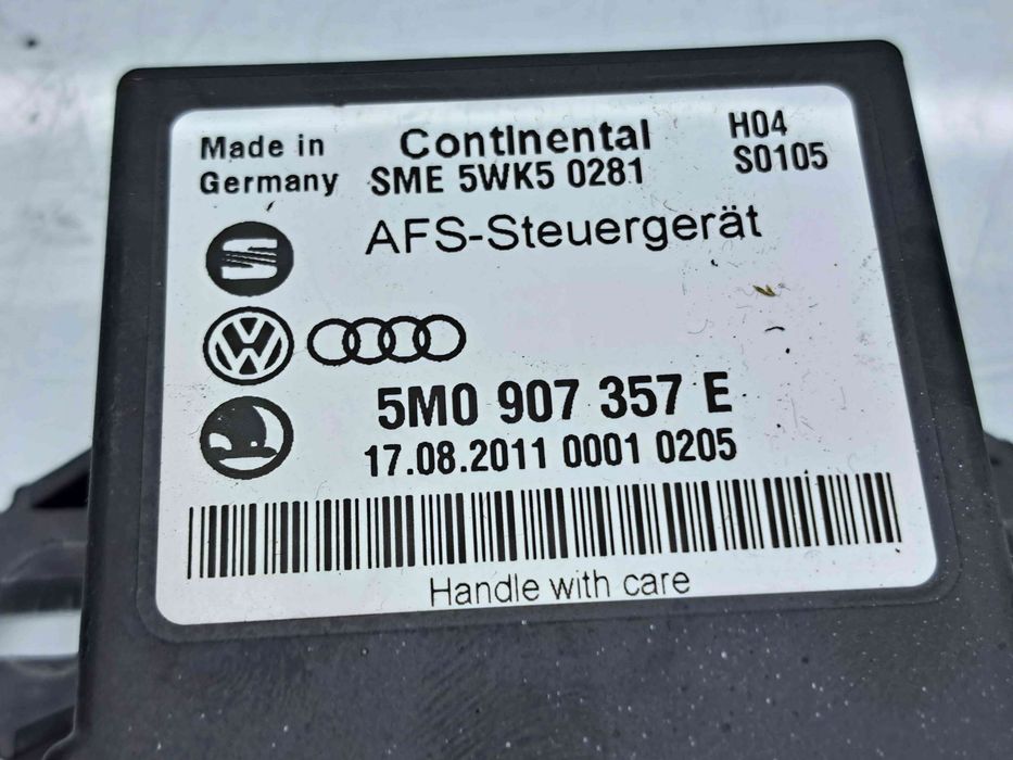 Modul control lumini  Skoda Yeti (5L) [Fabr 2009-2020] 5M0907357E