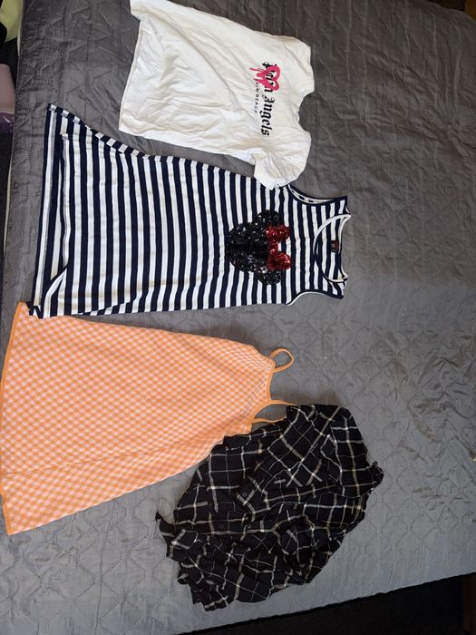 Лот летни дрехи и дандали 116 р 30-31н