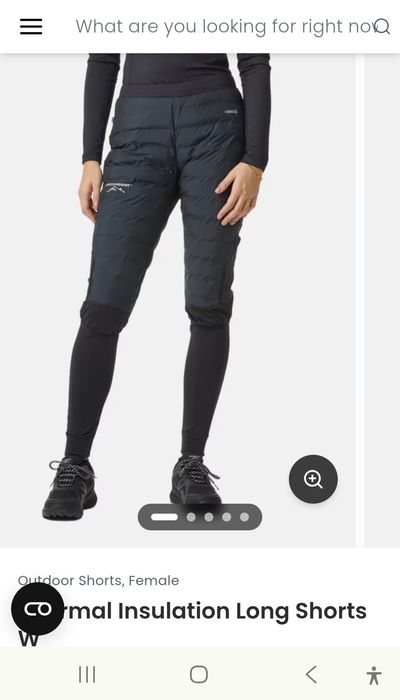 Pantaloni termo damă Swedemount Thermal Insulation Long Shorts – 34 – NOI