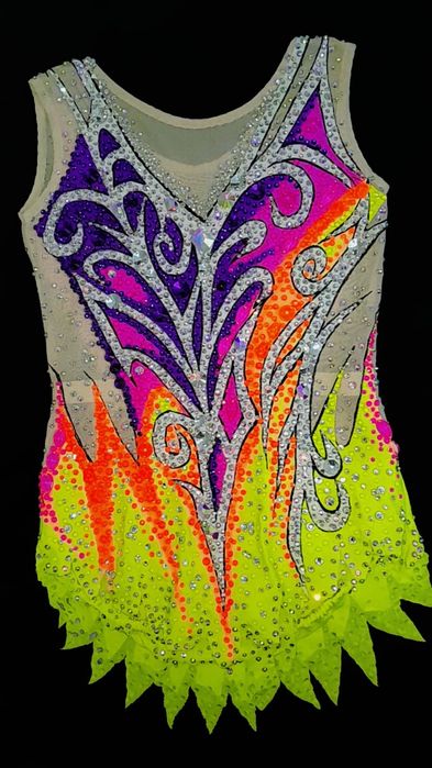 Новый купальник для художественной гимнастики  на11-12лет