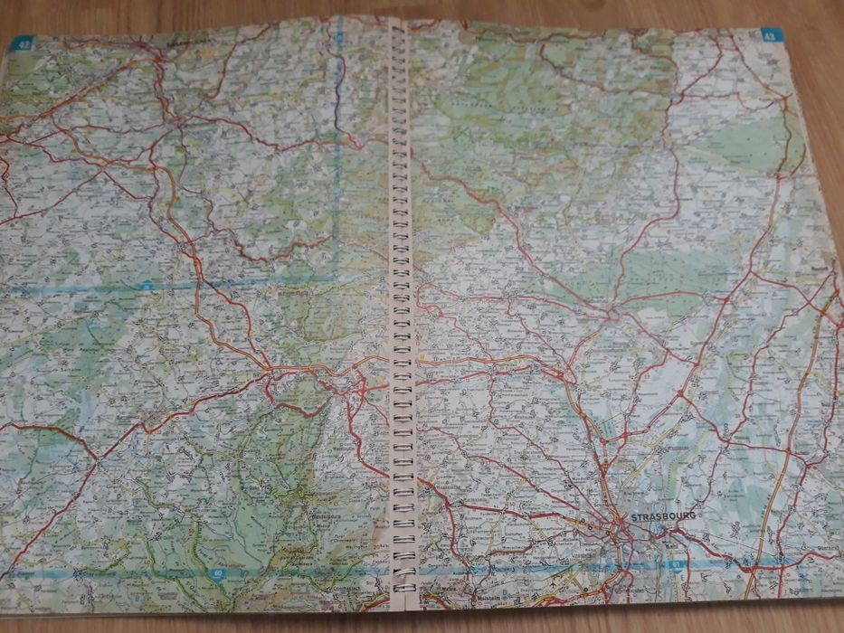 Harta rutiera a Frantei -Michelin