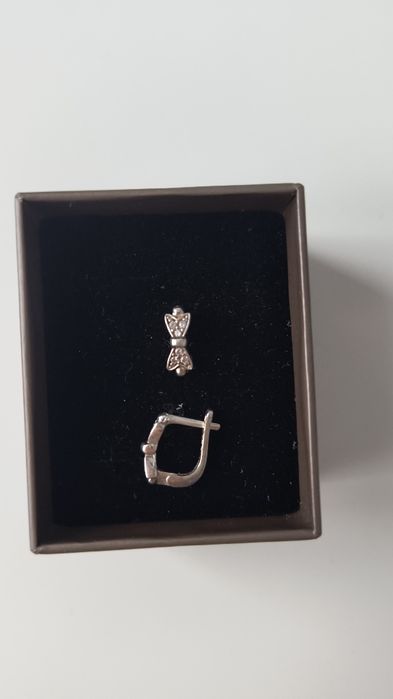 Различни модели детски сребърни обеци