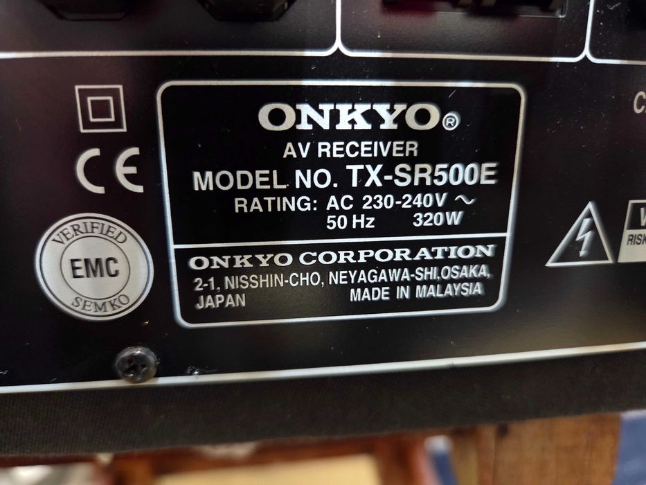 Amplificator Audio Onkyo TX-SR500E Statie Audio Amplituner Audio