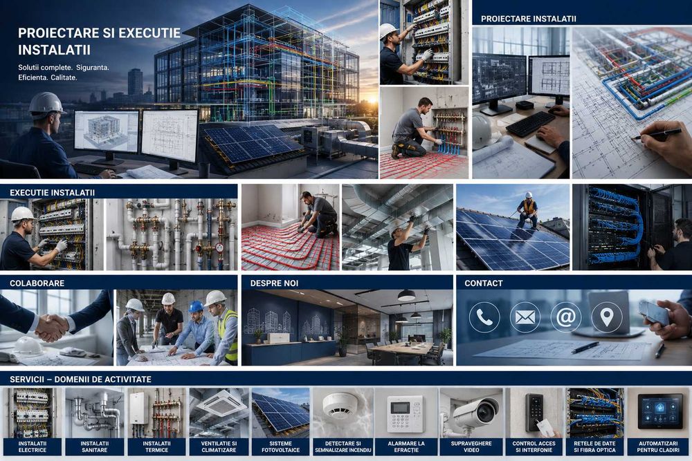 Electrician autorizat ANRE- proiectare si executie