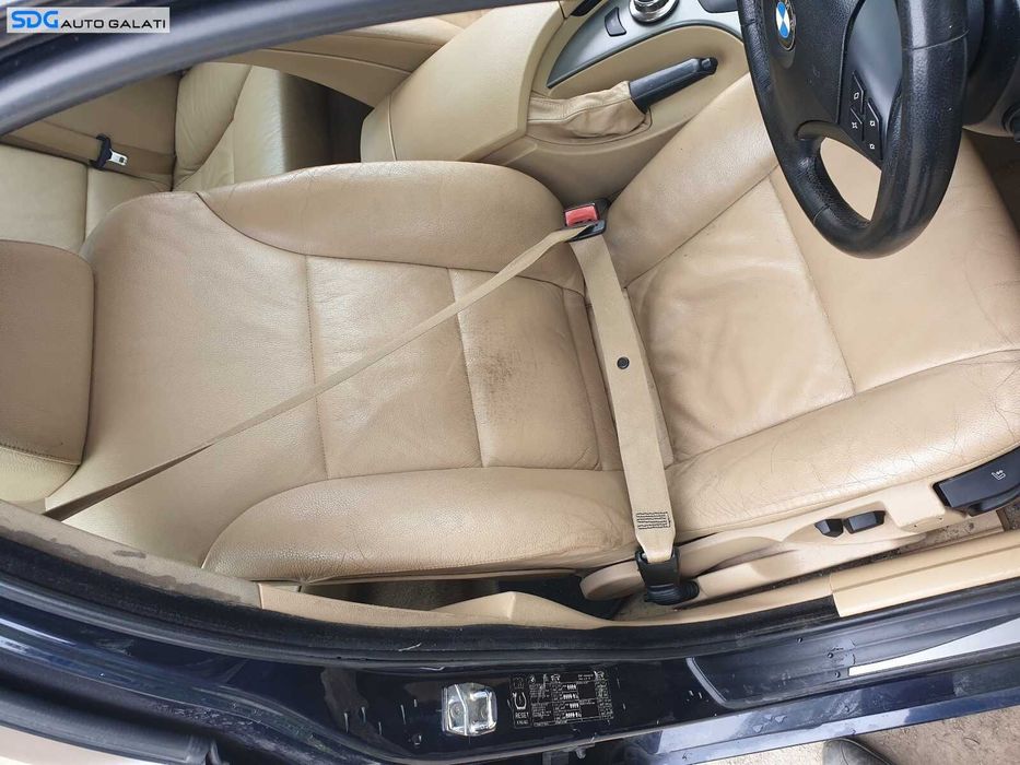 Centura Dreapta Fata Pasager Crem BMW Seria 5 E60 E61 2003 - 2010 Cod 604894200 [1676]