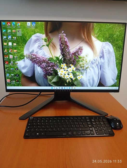 Monitor Gaming Dell Alienware AW2521HFA, 25", Full HD, 240Hz, IPS,