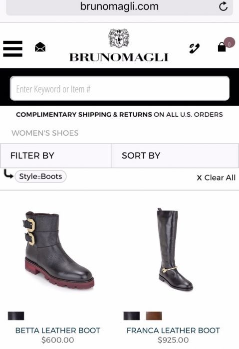 Маркови луксозни ботуши BRUNOMAGLI ест. кожа