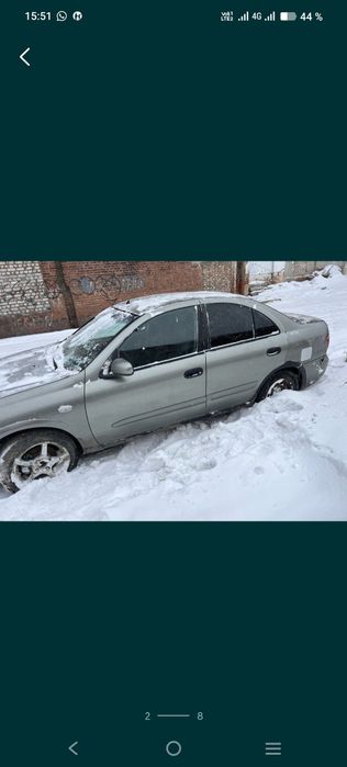 Продам в полный разбор автомобиль Ниссан Альмера