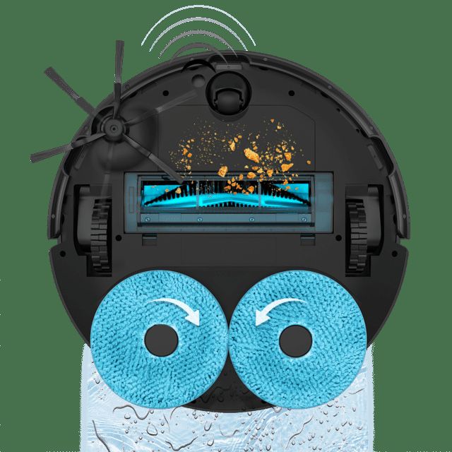 Роботизирана прахосмукачса Conga 11090 Spin Revolution Home&Wash Laser