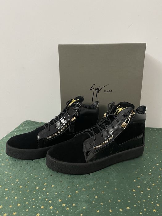 Giuseppe Zanotti Kriss Velvet Mid - Premium Quality , Material Catifea