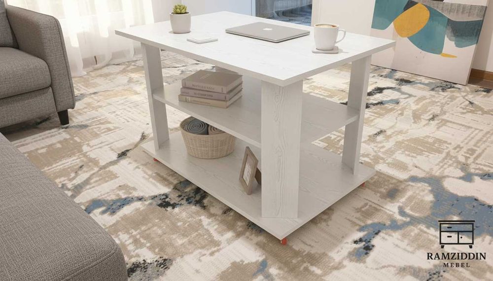 Журнальный столик на колесиках | G‘ildirakli jurnallik stol