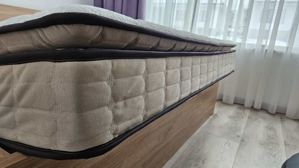 Saltea Cardinya Safran 200x180 cm (ortopedica cu arc si spuma memorie)