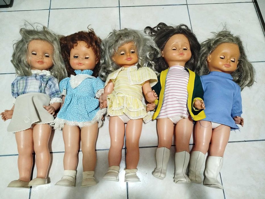 5 Papusi din 1950. Fabrica Aradeanca. Pret negociabil